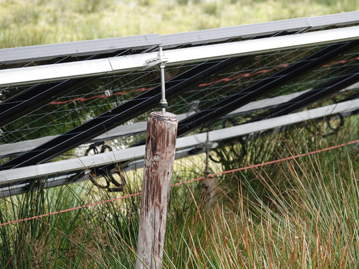 Solarpanel-Moortagebuch-Block-Klimaprojekt